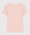 Tee-shirt L'ICONIQUE col rond en coton Femme rose SALINE