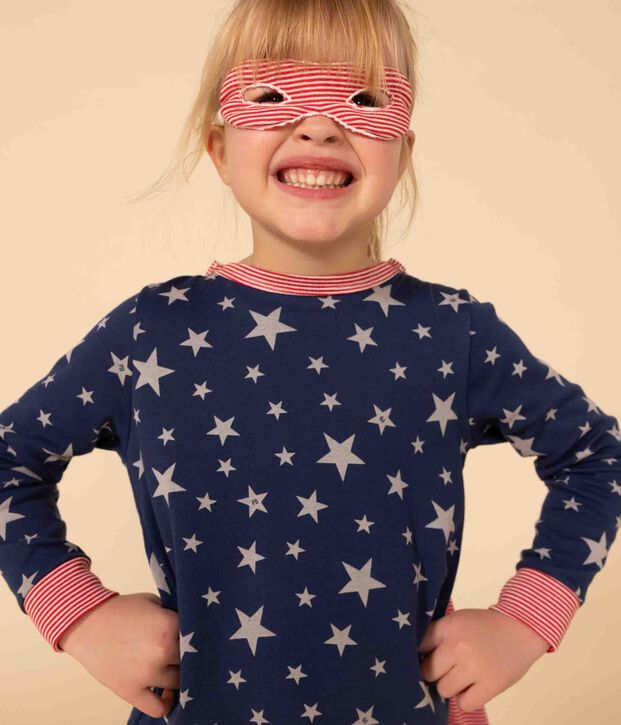 Coffret cadeau pyjama d&eacute;guisement phosphorescent en coton enfant multicouleur