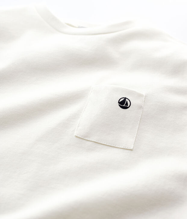 Tee-shirt enfant garcon blanc