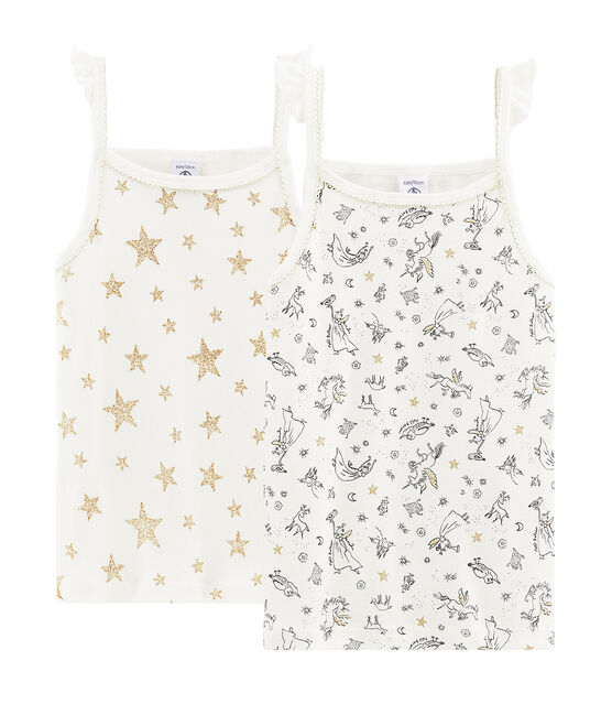 Duo de chemises à bretelles petite fille variante 1