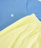 Pyjacourt bleu et jaune mixte en côte bleu EDNA/écru MULTICO