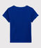 Tee-shirt iconique en coton enfant fille - garçon bleu SURF
