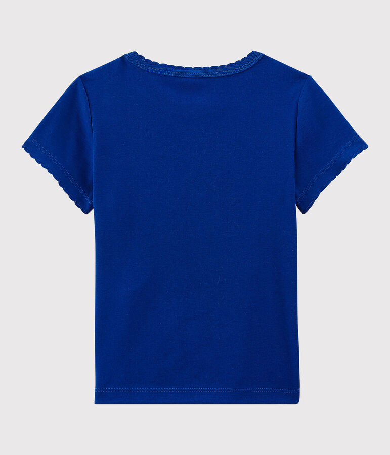 Tee-shirt iconique en coton enfant fille - gar&ccedil;on bleu SURF