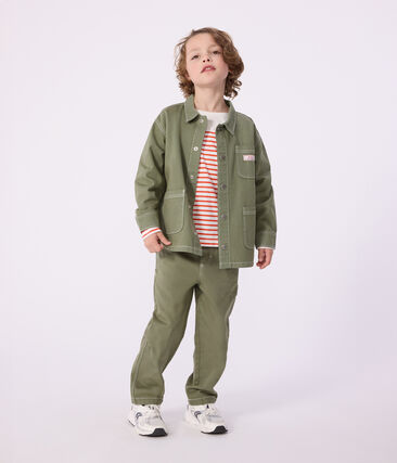 Veste enfant en coton unie
