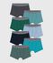 Lot de boxers enfant en coton uni multicouleur