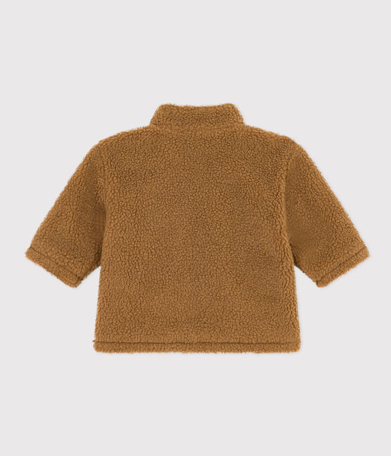 Veste en sherpa bébé marron BRINDILLE