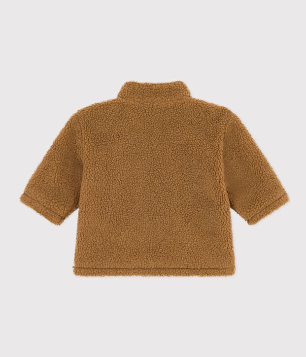 Veste en sherpa b&eacute;b&eacute; marron