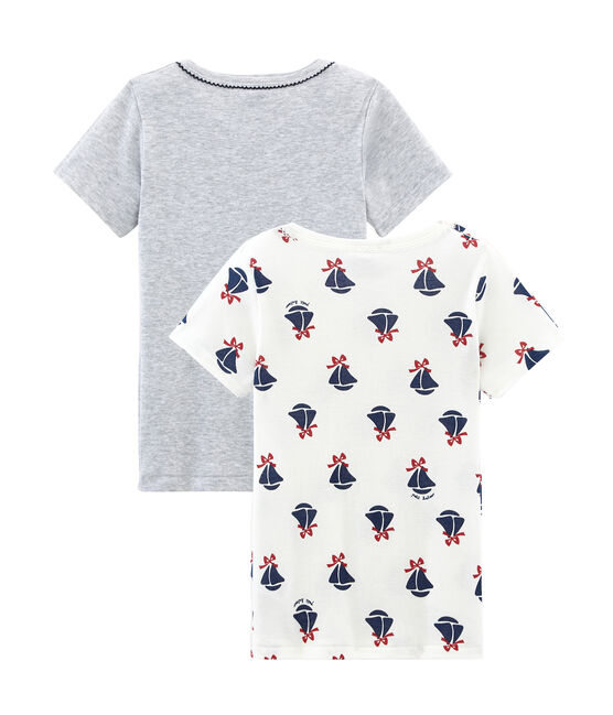 Duo de tee-shirts manches courtes petite fille variante 1