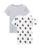 Duo de tee-shirts manches courtes petite fille variante 1
