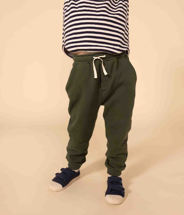 Pantalon de jogging enfant gar&ccedil;on vert