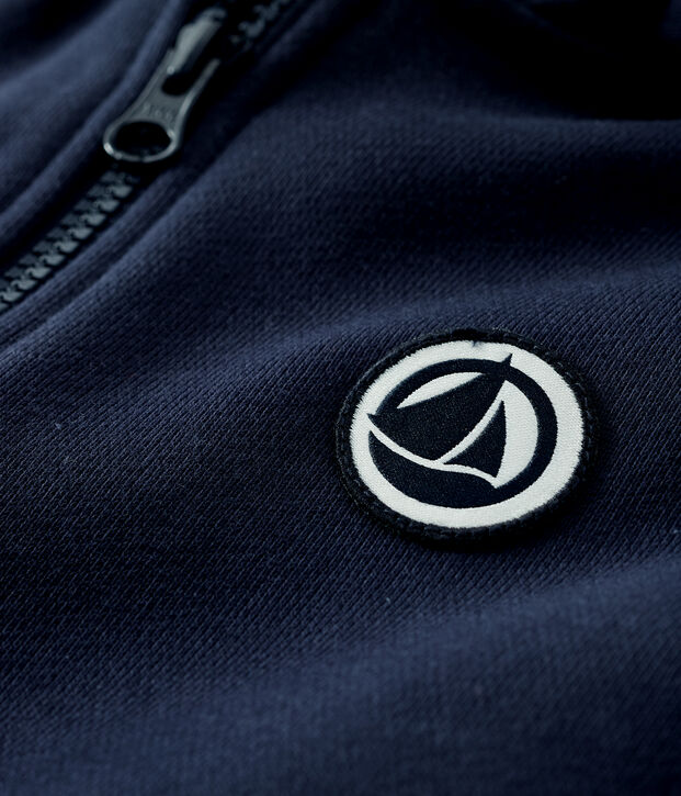 Sweatshirt &agrave; capuche enfant fille / gar&ccedil;on bleu