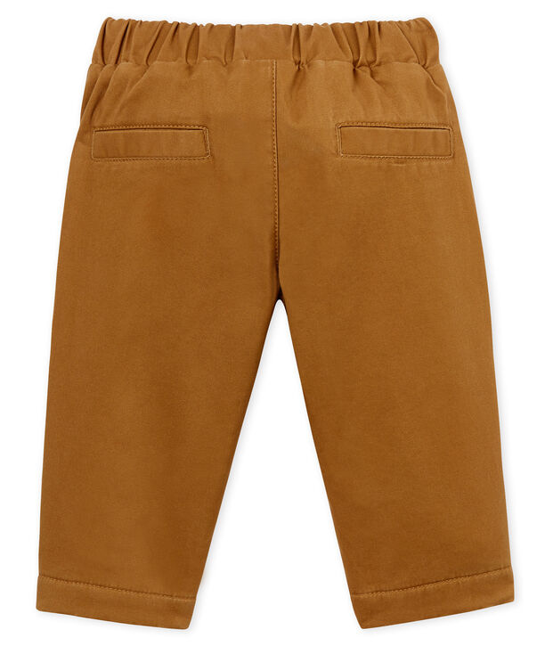 Pantalon doubl&eacute; polaire b&eacute;b&eacute; ga&ccedil;on marron