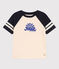 Tee-shirt imprimé en jersey enfant garçon blanc AVALANCHE/bleu SMOKING