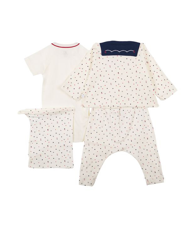 Ensemble 4 pi&egrave;ces b&eacute;b&eacute; gar&ccedil;on imprim&eacute; multicouleur