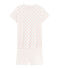 Pyjacourt à étoiles rose petite fille en côte blanc MARSHMALLOW/rose GRETEL