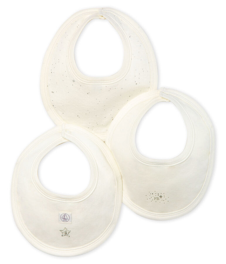 Trio de bavoirs b&eacute;b&eacute; en c&ocirc;te variante 1