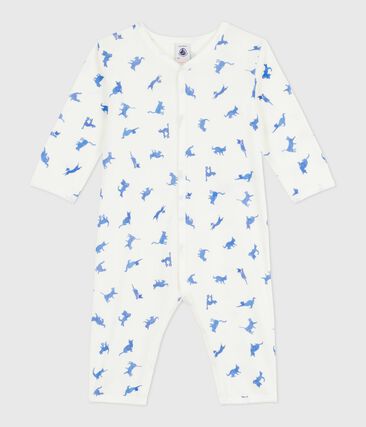 Pyjama bébé en coton sans pieds imprimé chats