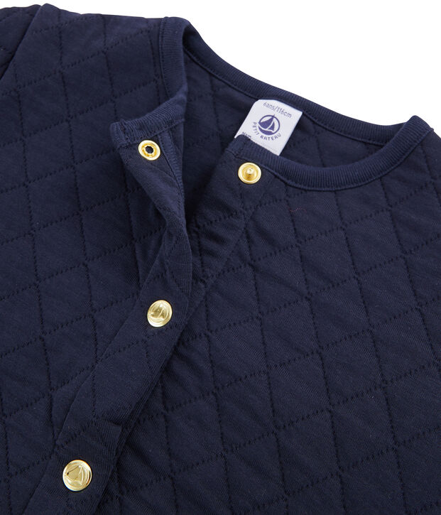 Cardigan enfant fille bleu marine