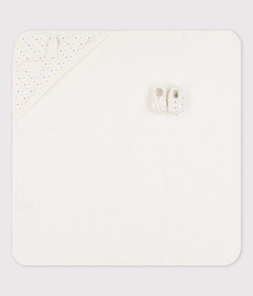 PETIT BATEAU - Carré de bain bébé en coton biologique