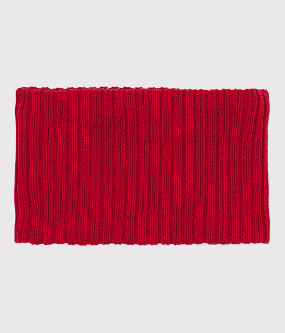 Snood bébé en tricot doublé en polaire recyclée STOP