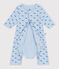 Bodyjama bébé en coton sans pieds baleine bleu TOUDOU/ ALASKA
