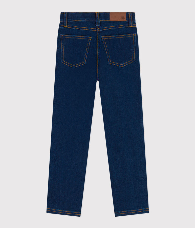 Pantalon slim en denim enfant fille bleu DENIM BLEU