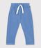 Pantalon de jogging b&eacute;b&eacute; en coton uni bleu