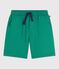 Bermuda short enfant en coton uni vert