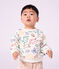 Sweatshirt b&eacute;b&eacute; en coton imprim&eacute; animalier &eacute;cru/multicouleur