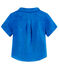 Chemise manches courtes bébé garçon en lin bleu RIYADH