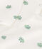 Pyjama bébé en coton sans pieds grenouilles blanc MARSHMALLOW/blanc MULTICO