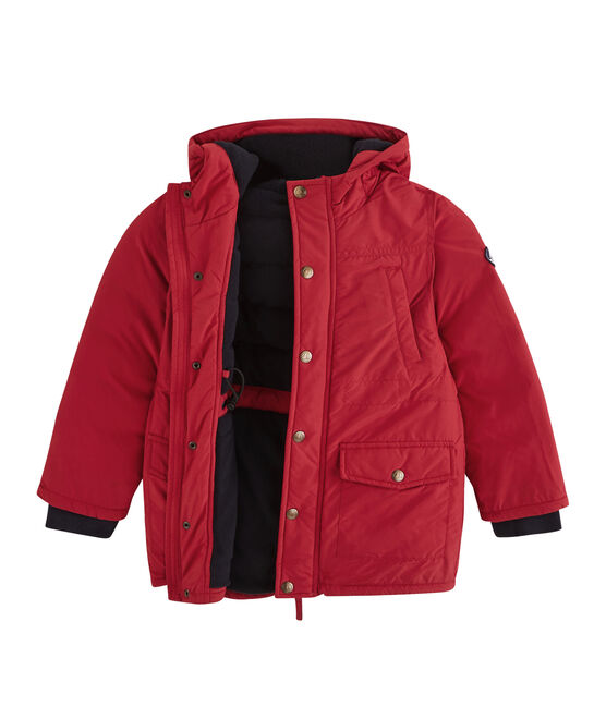 doudoune rouge petit bateau