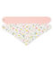 Lot de 2 bandanas-bavoirs bébé fille variante 1