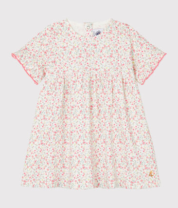 PETIT BATEAU - Robe manches courtes bébé fille imprimée