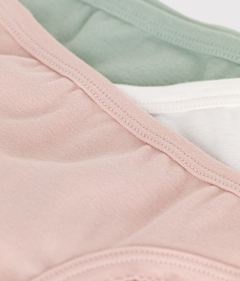 Lot de 3 culottes unies en coton enfant variante 1