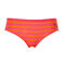 Culotte femme en côte originale rayée rose GEISHA/orange FEU
