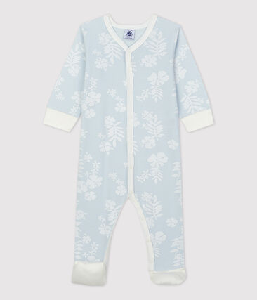 PETIT BATEAU - Dors-bien bébé hawaï avec pieds amovibles en coton