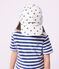 Casquette enfant en serge imprimé cœurs blanc MARSHMALLOW/ CREPUSCULE