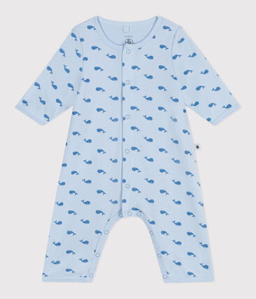 Bodyjama bébé en coton sans pieds baleine