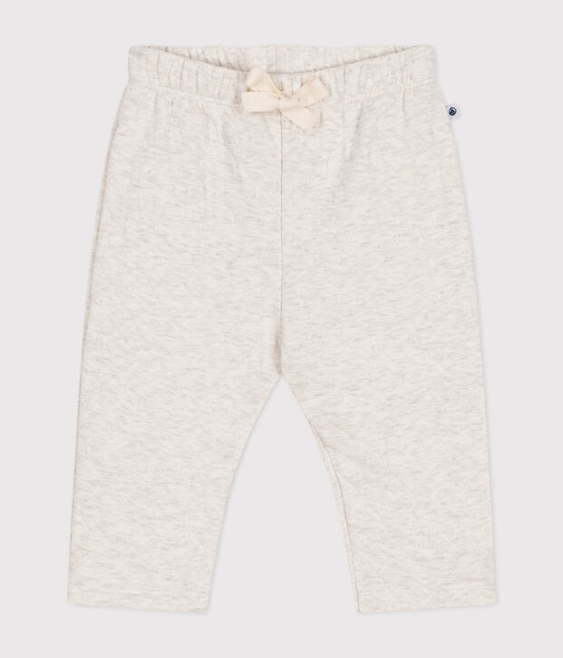 Pantalon en tubique matelass&eacute; b&eacute;b&eacute; beige