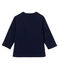 Tee shirt manches longues b&eacute;b&eacute; fille bleu