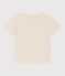 Tee-shirt en bouclette éponge enfant fille/garçon écru AVALANCHE