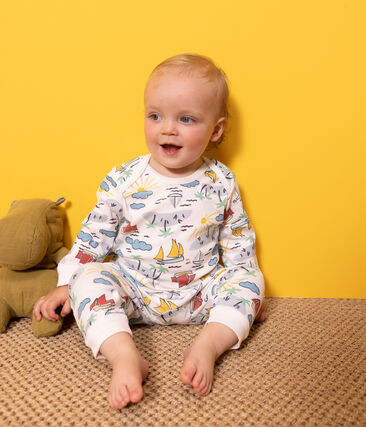 PETIT BATEAU - Dors-bien sans boutons-pression et sans pieds explorateurs en coton