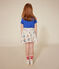 Tee-shirt manches courtes en coton enfant fille bleu CALVIN