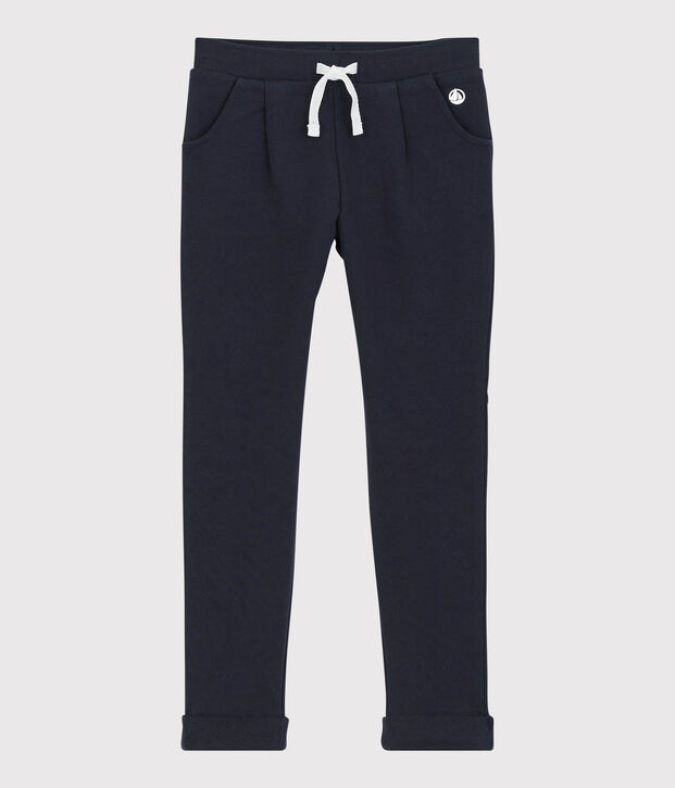 Pantalon de jogging en molleton enfant fille bleu