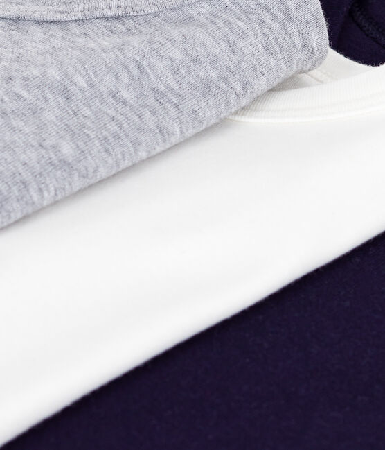 Lot de tee-shirts enfant en coton manches courtes unis variante 1