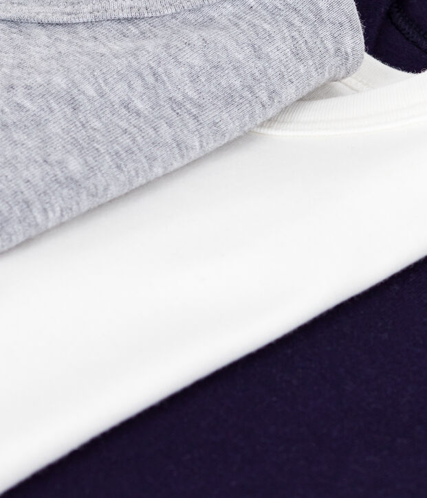 Lot de tee-shirts enfant en coton manches courtes unis multicouleur