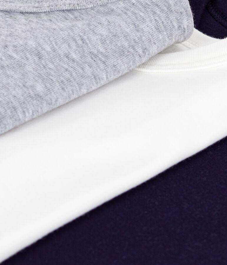 Lot de tee-shirts enfant en coton manches courtes unis variante 1