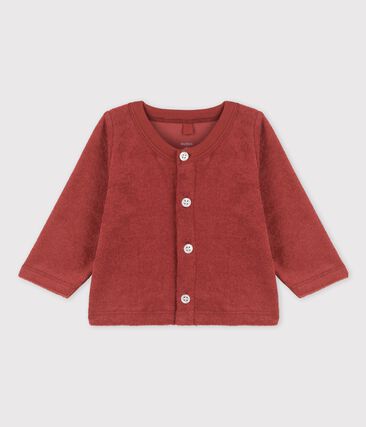 PETIT BATEAU - Cardigan en bouclette éponge bébé