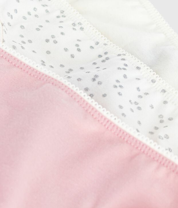Lot de culottes enfant en coton et &eacute;lasthanne multicouleur